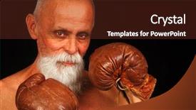  Presentation with 1930s - Beautiful theme featuring wearing gloves circa the 1930 backdrop and a  colored foreground