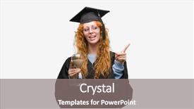  Presentation with young college student diagnosis of chlamydia - Slides having wearing graduated uniform holding hourglass background and a  colored foreground