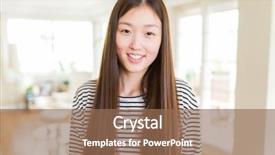  Presentation with living room - PPT theme enhanced with wearing stripes sweater over living background and a  colored foreground