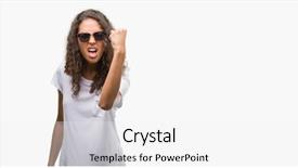  Presentation with anger - Audience pleasing slides consisting of wearing sunglasses angry and mad backdrop and a white colored foreground