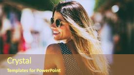  Presentation with nostalgia - Audience pleasing theme consisting of wearing sunglasses outdoor vintage nostalgia backdrop and a tawny brown colored foreground