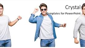  Presentation with dancing music grass - Slide deck consisting of wearing sunglasses over isolated background background and a light gray colored foreground