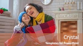  Presentation with family fashion - Colorful theme enhanced with weather - winter portrait of happy loving backdrop and a coral colored foreground