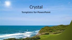  Presentation with cliff - PPT layouts enhanced with  background and a  colored foreground