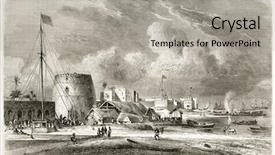  Presentation with zanzibar - PPT theme enhanced with east africa - port of zanzibar city old background and a light gray colored foreground