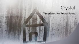  Presentation with weather climate - Slide deck enhanced with weather climate - hand draw on glass background and a light gray colored foreground