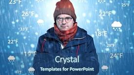  Presentation with forecast - Cool new presentation theme with weather condition and forecast backdrop and a ocean colored foreground