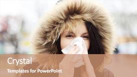  Presentation with tissue - Audience pleasing presentation theme consisting of picture of interior designers preparing project for client backdrop and a gray colored foreground