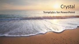  Presentation with sea weather - Audience pleasing PPT layouts consisting of weather elementd - summer on the sea beach backdrop and a lemonade colored foreground