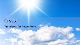  Presentation with peaceful - Colorful PPT theme enhanced with weather forecast - idyllic wallpaper peaceful heaven backdrop and a light blue colored foreground