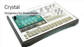  Presentation with weather - Slides consisting of weather instruments - rhythm production sampler background and a white colored foreground