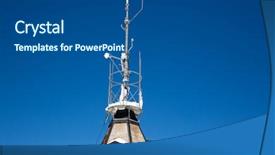  Presentation with weather - Colorful slide deck enhanced with weather station on the top backdrop and a ocean colored foreground