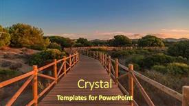  Presentation with lumber - Amazing slide set having weathered-lumber-path-leading backdrop and a tawny brown colored foreground