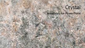  Presentation with old brick wall texture - PPT theme enhanced with weathered old sandstone wall background background and a light gray colored foreground