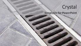  Presentation with court - Slide set enhanced with weathering for water background and a light gray colored foreground