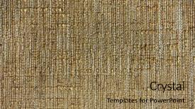  Presentation with weave - Amazing PPT theme having linen natural canvas texture - weave material used as background backdrop and a coral colored foreground