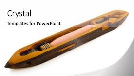  Presentation with thread - PPT theme enhanced with serv at the baseline background and a light blue colored foreground