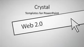  Presentation with web - Theme with web 2 0 - web 2 0 background and a light gray colored foreground