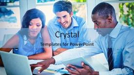  Presentation with for real estate - Theme consisting of web 20 - couple and real estate agent background and a light blue colored foreground