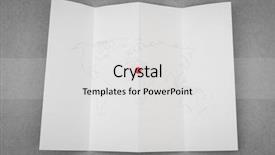  Presentation with pointer - Slides with web australia - paper folded world map background and a white colored foreground