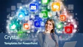  Presentation with storage of hydrogen - Theme consisting of web background - multimedia storage - girl background and a  colored foreground