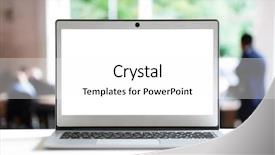  Presentation with laptop blank screen - Presentation enhanced with web browsers white - laptop with blank screen copy background and a white colored foreground