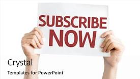  Presentation with web design - Presentation having web design free - subscribe now card isolated background and a white colored foreground