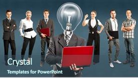  Presentation with problem solution idea concept 3d - Cool new theme with web erp - idea cyber space concept lamp backdrop and a ocean colored foreground