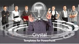  Presentation with cyber - PPT layouts enhanced with web erp - idea cyber space concept lamp background and a  colored foreground