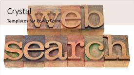  Presentation with color blocks - Cool new slides with web search concept - isolated words backdrop and a  colored foreground