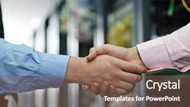  Presentation with group support - PPT layouts having web security - group of young business people background and a violet colored foreground