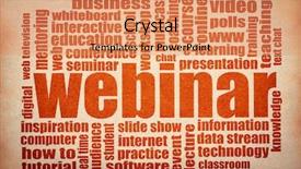  Presentation with word cloud sales tax - Theme with web seminar word cloud - red background and a  colored foreground