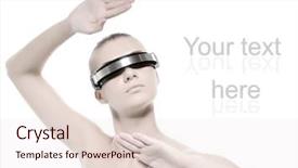  Presentation with cyber - Audience pleasing presentation theme consisting of  backdrop and a  colored foreground