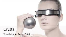  Presentation with cyber - Beautiful presentation theme featuring  backdrop and a  colored foreground