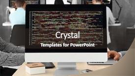  Presentation with monitor computer - Beautiful theme featuring web site codes on computer backdrop and a wine colored foreground