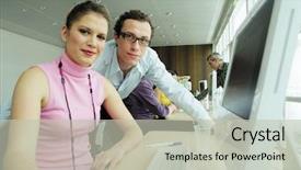  Presentation with web - Cool new slides with arches national park north window section in moab utah usa backdrop and a coral colored foreground