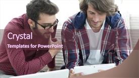  Presentation with web - PPT theme with webmaster - creative web designers working background and a  colored foreground