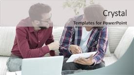  Presentation with web - Presentation design enhanced with webmaster - creative web designers working background and a  colored foreground