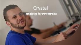  Presentation with computer network design - Audience pleasing PPT layouts consisting of webmaster - young graphic designer working backdrop and a  colored foreground