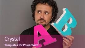  Presentation with marketing funnel - Beautiful slides featuring website conversion funnel a b backdrop and a violet colored foreground