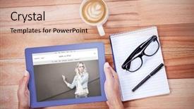  Presentation with feminine - Cool new theme with website frontpage against overhead backdrop and a lemonade colored foreground