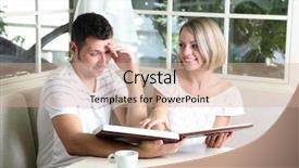  Presentation with photo album - PPT theme enhanced with aerodynamics guinea pig with white background and a black colored foreground.