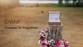  Presentation with wedding rings - 