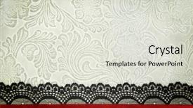  Presentation with scrapbook - Slide deck enhanced with wedding lace - decorative fabric background scrapbook photobook background and a sky blue colored foreground