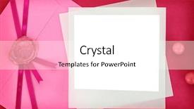  Presentation with wax - PPT layouts with photo frame and paper envelope background and a white colored foreground
