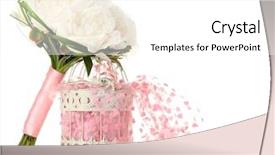  Presentation with birdcage - Audience pleasing PPT layouts consisting of wedding bouquet in decorative birdcage backdrop and a white colored foreground