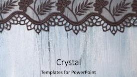  Presentation with wedding - Cool new presentation with wedding burlap - beautiful lace on the blue backdrop and a lemonade colored foreground