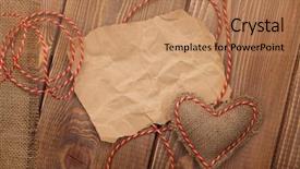  Presentation with vintage paper - Amazing slides having wedding burlap - blank old piece of paper backdrop and a  colored foreground