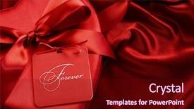  Presentation with gift card envelope - Colorful slides enhanced with wedding burlap - closeup of chocolate box backdrop and a  colored foreground