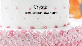  Presentation with white wedding - Cool new PPT layouts with wedding cake backdrop and a  colored foreground